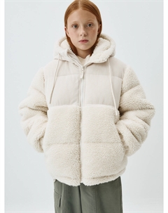 Комбинированная дутая куртка для девочек Sela