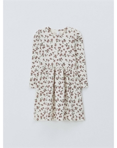 Трикотажное платье с принтом для девочек Sela