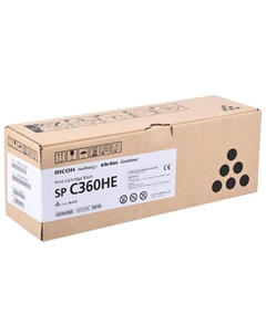 Картридж SP C360HE Black для SP C360DNw/SP C360SNw/SP C360SFNw/SP C361SFNw. (7000стр) 408184 Ricoh
