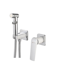 Встраиваемый смеситель с гигиеническим душем Allegro LM5920CW хром Lemark