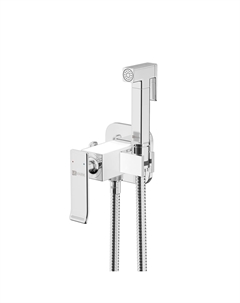 Встраиваемый смеситель с гигиеническим душем Contest LM5820CW хром Lemark