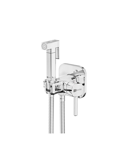 Встраиваемый смеситель с гигиеническим душем Solo LM7173C хром Lemark