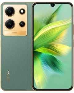 Смартфон Infinix NOTE 30i, 6.66" 2400x1080 AMOLED, MediaTek Helio G85, 8Gb RAM, 128Gb, 3G/4G, NFC, Wi-Fi, BT, 2xCam, 2-Sim, 5000 мА⋅ч, USB Type-C, Android 13, зеленый/золотистый (10044973)