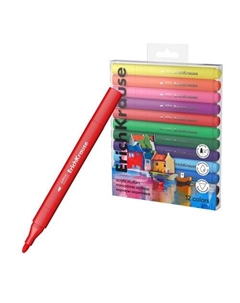 Маркеры акриловые ErichKrause Art Spirit c пулевидным наконечником, 12 цветов Erich krause