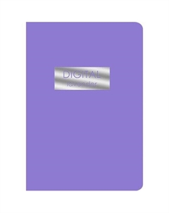 Блокнот Digital, А5-, 48л, скрепка, Soft Touch, 60г/м2, клетка Listoff