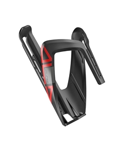 Флягодержатель велосипедный Ala, черный, красный рисунок, EL0193001 Elite