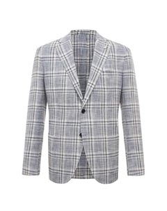 Пиджак из хлопка и льна L.b.m. 1911