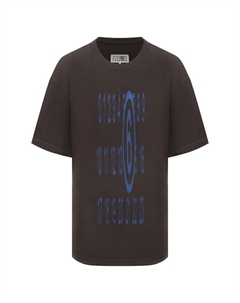 Хлопковая футболка Mm6