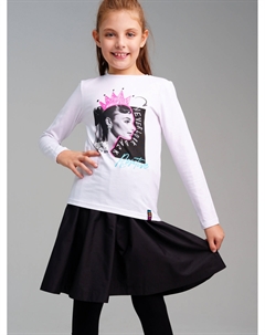 Фуфайка трикотажная для девочек (футболка с длинными рукавами) Playtoday tween