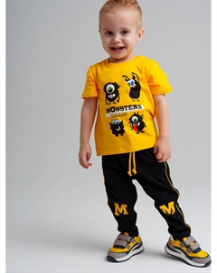 Комплект детский трикотажный для мальчиков: фуфайка (футболка), брюки Playtoday newborn-baby