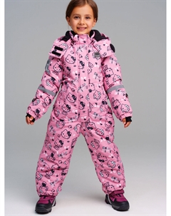 Комбинезон текстильный с полиуретановым покрытием для девочек Playtoday kids