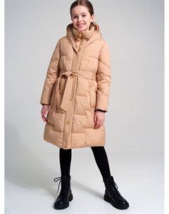 Пальто текстильное с полиуретановым покрытием для девочек School by playtoday