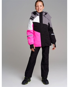 Куртка текстильная с полиуретановым покрытием для девочек Playtoday tween