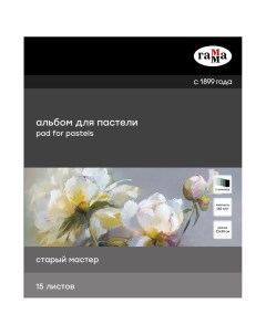 Альбом-склейка для пастели "Старый Мастер" 15 л 160 г, 5 цветов Gamma