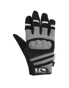 Велоперчатки, черно-серые, 5-719856 (Размер: S) M-wave