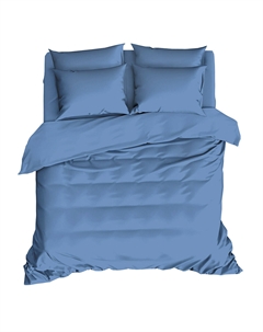 Комплект постельного белья 1,5-спальный полисатин Capresa stream с простыней 150х215 см Melissa