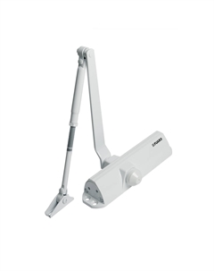 Доводчик дверной DC20-4/TS-68 ФОП (20-85 кг) белый Fuaro