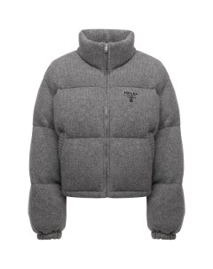 Пуховик из шерсти и кашемира Prada
