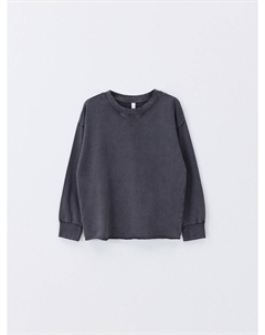 Свитшот с кислотной стиркой для девочек Sela