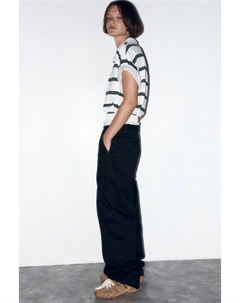 Брюки-чинос хлопковые с низкой посадкой Befree