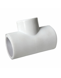 Тройник полипропиленовый переходный 25 х 20 х 25 мм (030802) Рвк