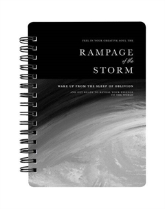 Блокнот Oblivion, 102х142 мм, 120л, клетка, мягкий переплет, спираль, шторм Be smart