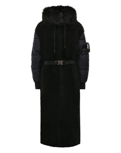 Комбинированная дубленка Prada