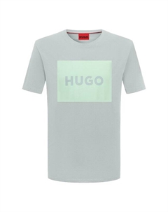 Хлопковая футболка Hugo