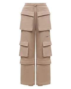 Хлопковые брюки-карго Msgm