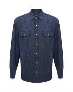 Джинсовая рубашка Zegna