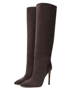 Замшевые сапоги Stiletto Paris texas