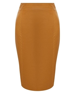 Кожаная юбка Saint laurent