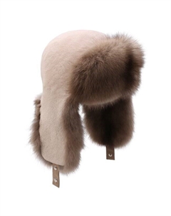 Шапка-ушанка из меха норки и соболя Victoria kusenkova