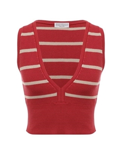 Хлопковый топ Brunello cucinelli