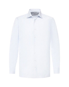 Хлопковая сорочка с воротником кент Zilli