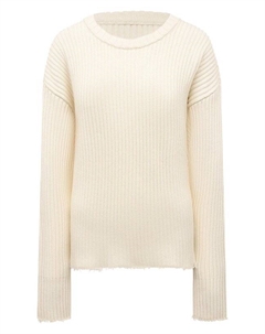 Пуловер из хлопка и шерсти Mm6