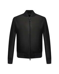 Кожаный бомбер Brioni