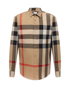 Хлопковая рубашка Burberry