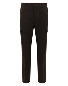 Шерстяные брюки-карго Stefano ricci