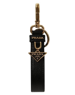Кожаный брелок Prada