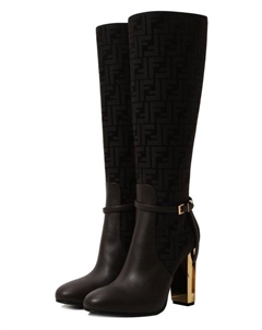 Комбинированные сапоги Delfina Fendi