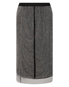 Юбка с отделкой стразами Prada