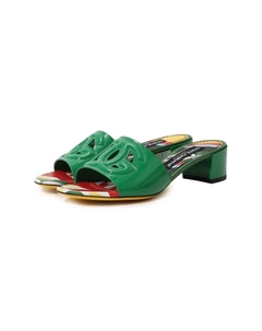 Кожаные мюли Bianca Dolce&gabbana