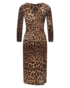 Платье из вискозы Dolce&gabbana