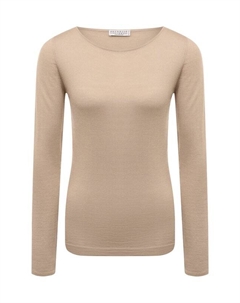 Пуловер из кашемира и шелка Brunello cucinelli