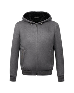 Бомбер из шерсти и шелка Zilli sport