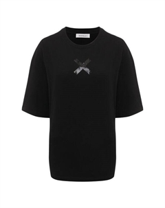 Хлопковая футболка Chantelle x