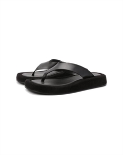 Кожаные шлепанцы The row