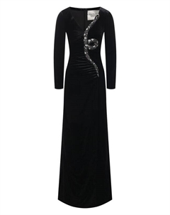 Бархатное платье Valentino