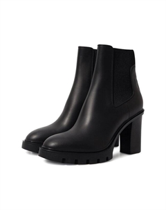 Кожаные ботильоны Santoni